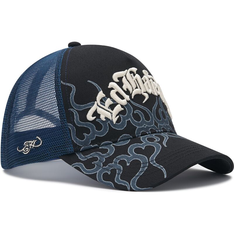 casquette-trucker-noire-flaming-ed-hardy casquette-trucker-noire-flaming-ed-hardy