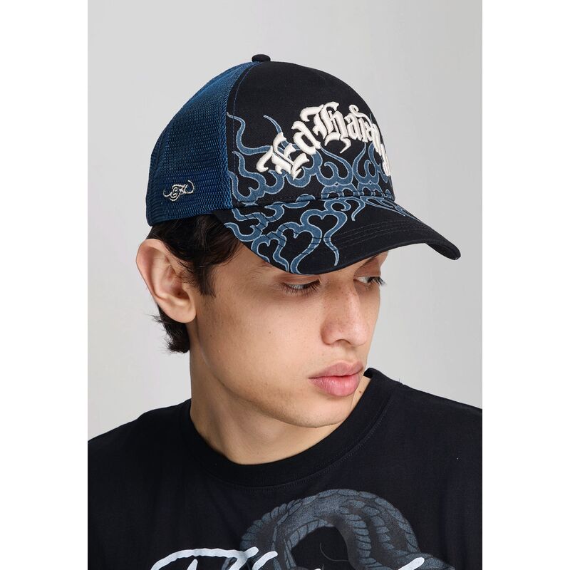 ed-hardy-flaming-black-trucker-hat ed-hardy-flaming-black-trucker-hat