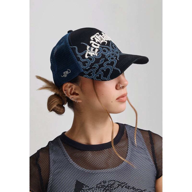 ed-hardy-flaming-black-trucker-hat ed-hardy-flaming-black-trucker-hat