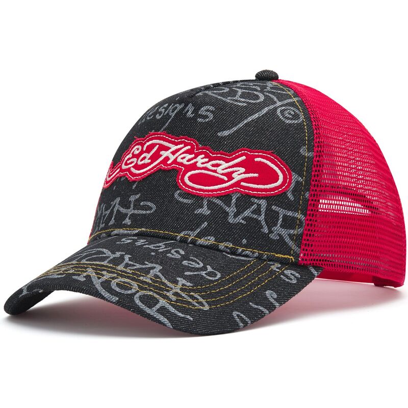 ed-hardy-don-denim-black-and-red-trucker-hat ed-hardy-don-denim-black-and-red-trucker-hat
