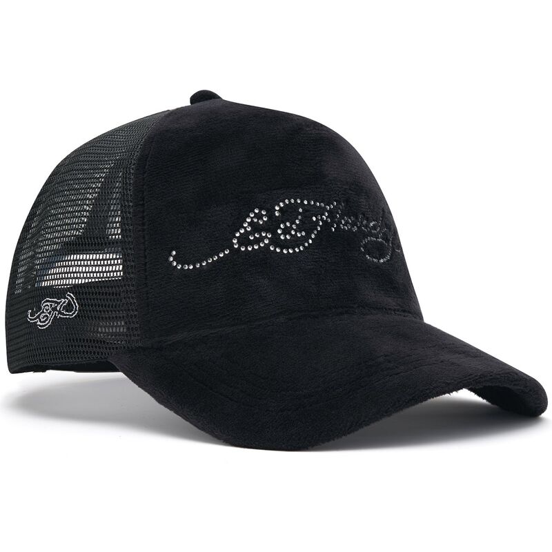 ed-hardy-core-silver-diamante-velour-black-trucker-hat ed-hardy-core-silver-diamante-velour-black-trucker-hat