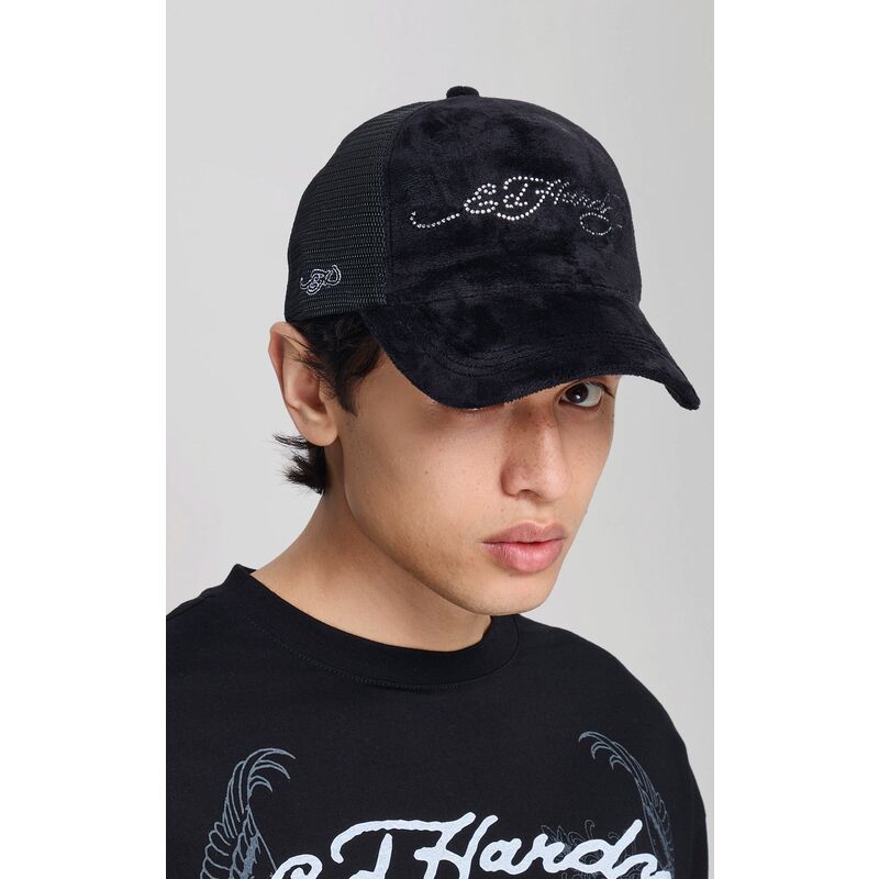 ed-hardy-core-silver-diamante-velour-black-trucker-hat ed-hardy-core-silver-diamante-velour-black-trucker-hat