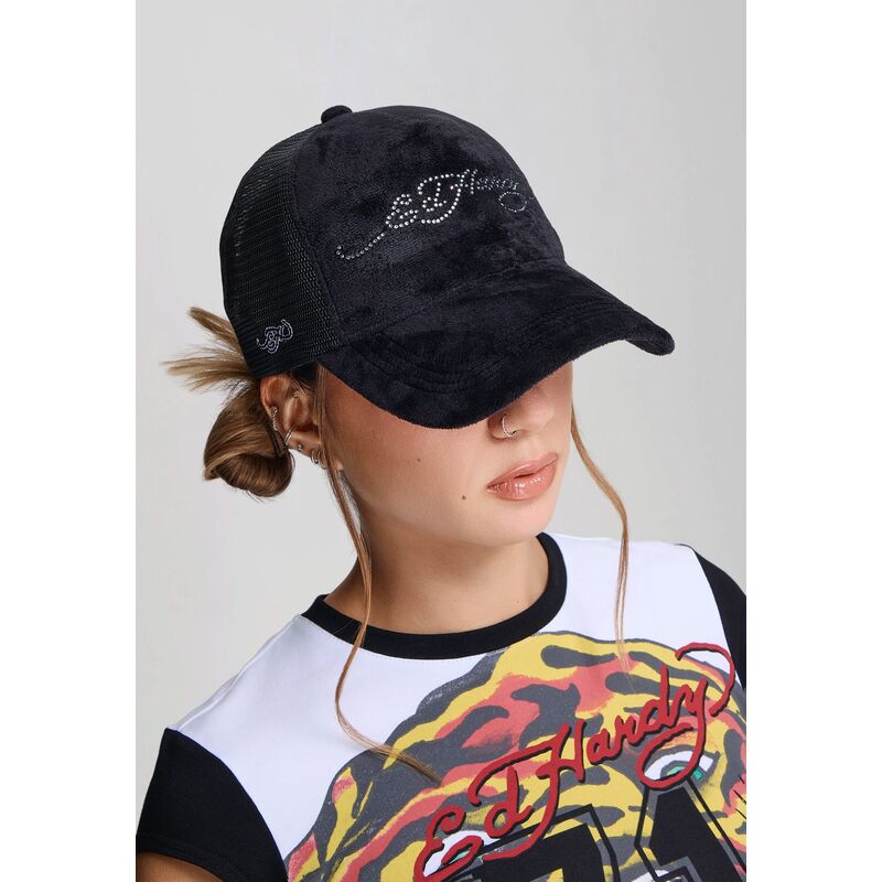 ed-hardy-core-silver-diamante-velour-black-trucker-hat ed-hardy-core-silver-diamante-velour-black-trucker-hat