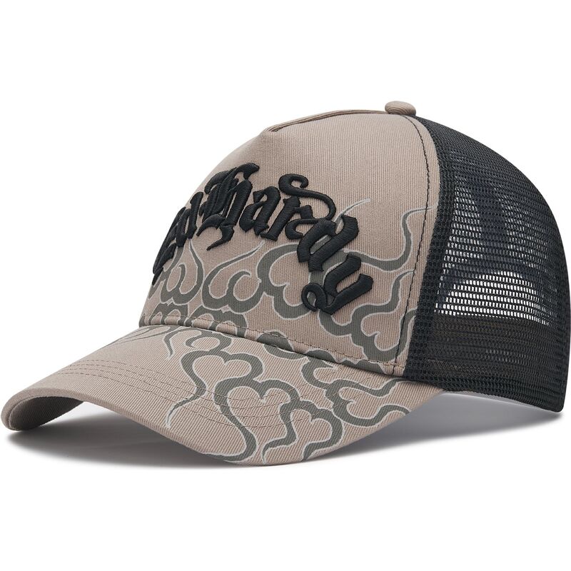 casquette-trucker-grise-et-noire-flaming-ed-hardy casquette-trucker-grise-et-noire-flaming-ed-hardy