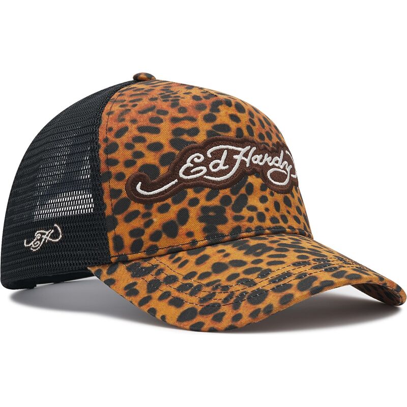 casquette-trucker-leopard-lionpard-print-ed-hardy