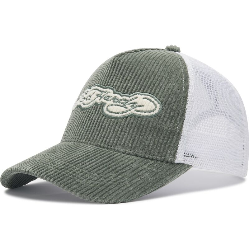 casquette-trucker-verte-et-blanche-embroidery-applique-cord-ed-hardy casquette-trucker-verte-et-blanche-embroidery-applique-cord-ed-hardy