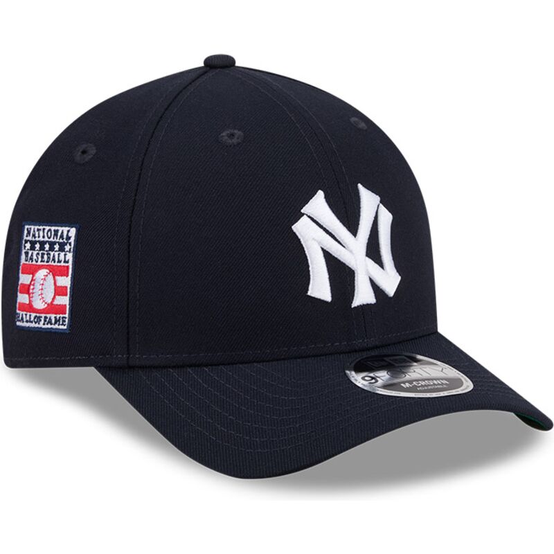 new-era-curved-brim-9forty-m-crown-hall-of-fame-new-york-yankees-mlb-navy-blue-snapback-cap new-era-curved-brim-9forty-m-crown-hall-of-fame-new-york-yankees-mlb-navy-blue-snapback-cap