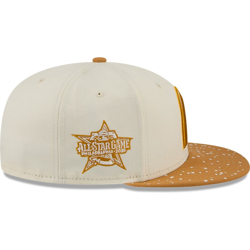 new-era-flat-brim-59fifty-all-star-game-fan-pack-philadelphia-phillies-mlb-beige-and-brown-fitted-cap new-era-flat-brim-59fifty-all-star-game-fan-pack-philadelphia-phillies-mlb-beige-and-brown-fitted-cap