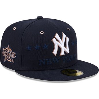 New Era Flat Brim 59FIFTY All Star Game New York Yankees MLB Navy Blue Fitted Cap