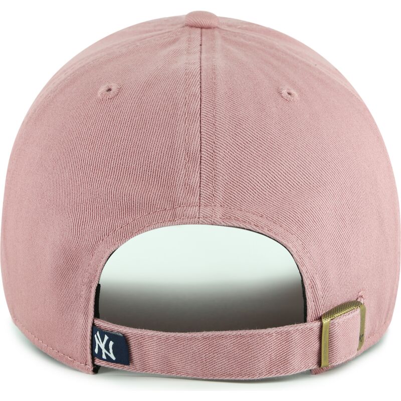 casquette-courbee-rose-ajustable-pour-enfant-clean-up-icon-alt-strawberry-new-york-yankees-mlb-47-brand