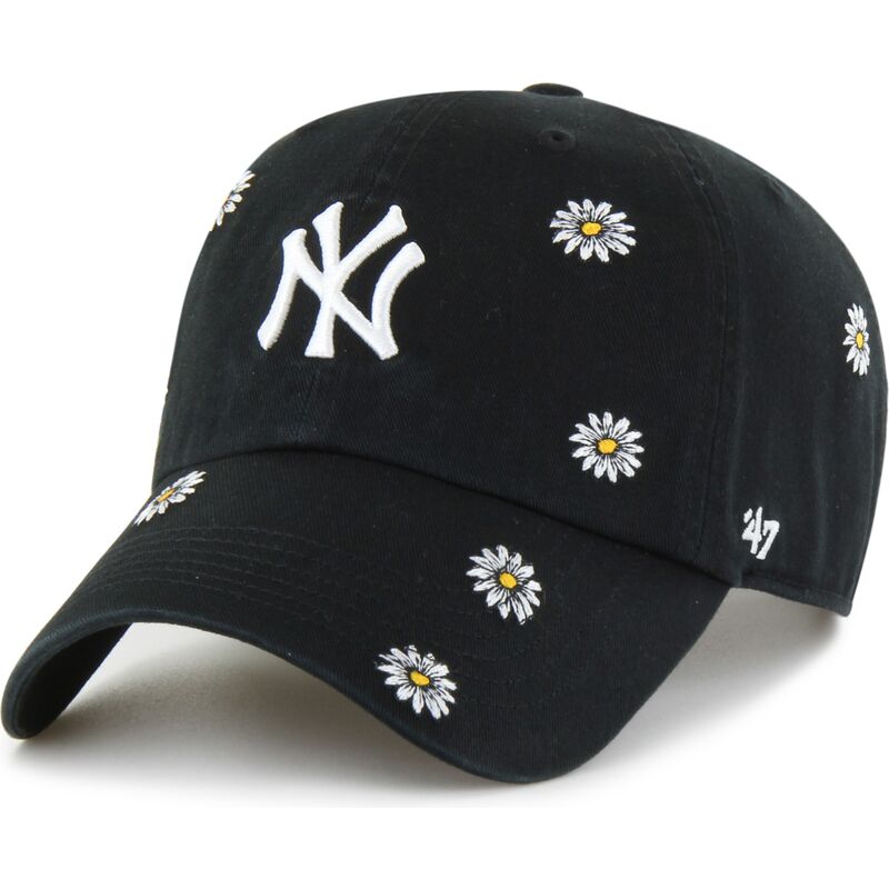 casquette-courbee-noire-ajustable-pour-enfant-clean-up-scatter-new-york-yankees-mlb-47-brand