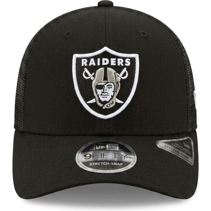 new-era-9seventy-stretch-snap-team-las-vegas-raiders-nfl-black-trucker-hat new-era-9seventy-stretch-snap-team-las-vegas-raiders-nfl-black-trucker-hat