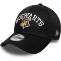 casquette-courbee-noire-snapback-pour-enfant-9forty-wordmark-hogwarts-harry-potter-new-era