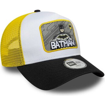 New Era Youth A Frame Patch DC Comics Batman Multicolor Trucker Hat