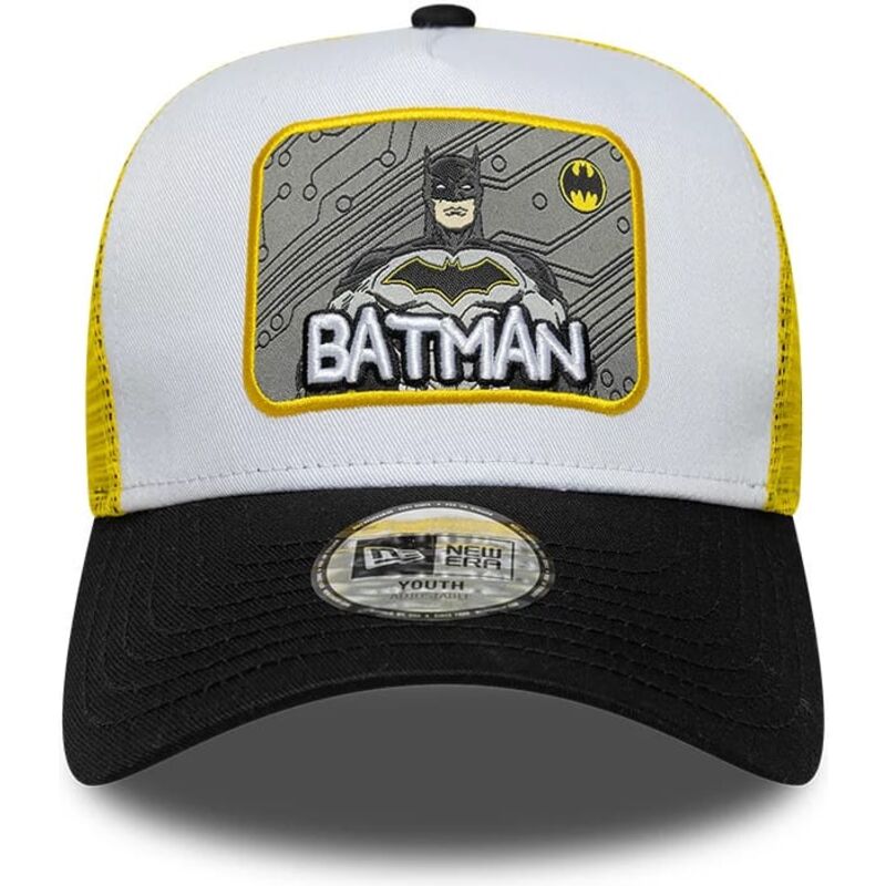 casquette-trucker-multicolore-pour-enfant-a-frame-patch-batman-dc-comics-new-era