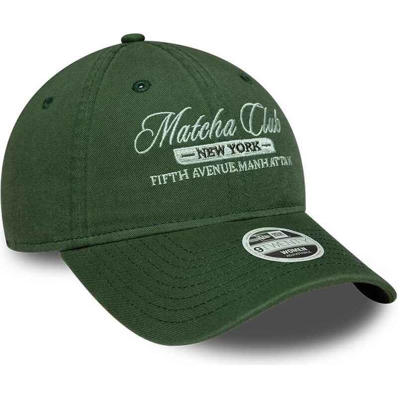 casquette-courbee-verte-ajustable-pour-femme-9twenty-matcha-club-new-era casquette-courbee-verte-ajustable-pour-femme-9twenty-matcha-club-new-era