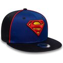 new-era-flat-brim-youth-superman-9fifty-piping-dc-comics-blue-snapback-cap