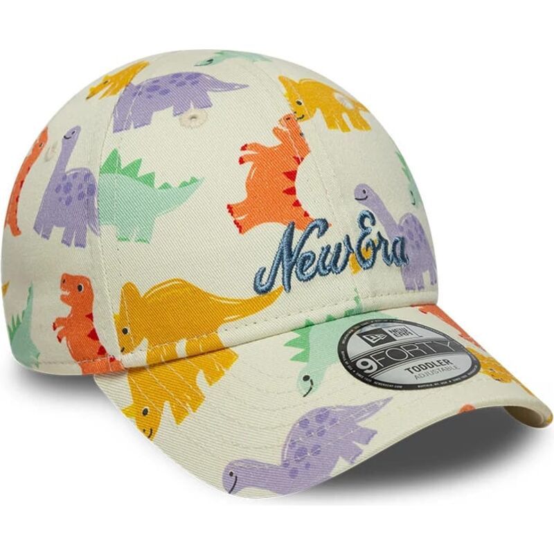 casquette-courbee-multicolore-ajustable-9forty-all-over-print-dino-new-era