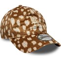new-era-curved-brim-9twenty-animal-print-los-angeles-dodgers-mlb-brown-adjustable-cap