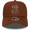 new-era-brown-logo-e-frame-outline-new-york-yankees-mlb-brown-trucker-hat