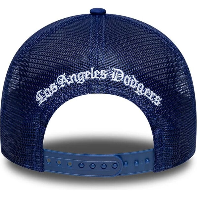 new-era-a-frame-wordmark-los-angeles-dodgers-mlb-blue-trucker-hat