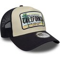 new-era-california-a-frame-license-plate-beige-and-navy-blue-trucker-hat