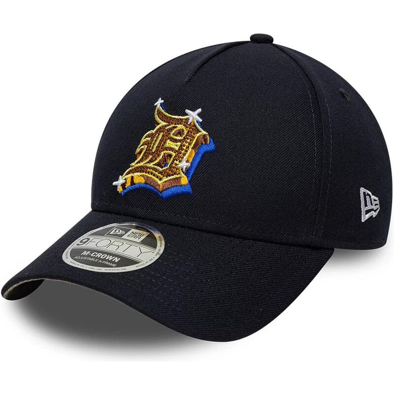new-era-curved-brim-9forty-m-crown-a-frame-emblem-detroit-tigers-mlb-navy-blue-snapback-cap