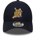 new-era-curved-brim-9forty-m-crown-a-frame-emblem-detroit-tigers-mlb-navy-blue-snapback-cap