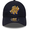 new-era-curved-brim-9forty-m-crown-a-frame-emblem-new-york-yankees-mlb-navy-blue-snapback-cap