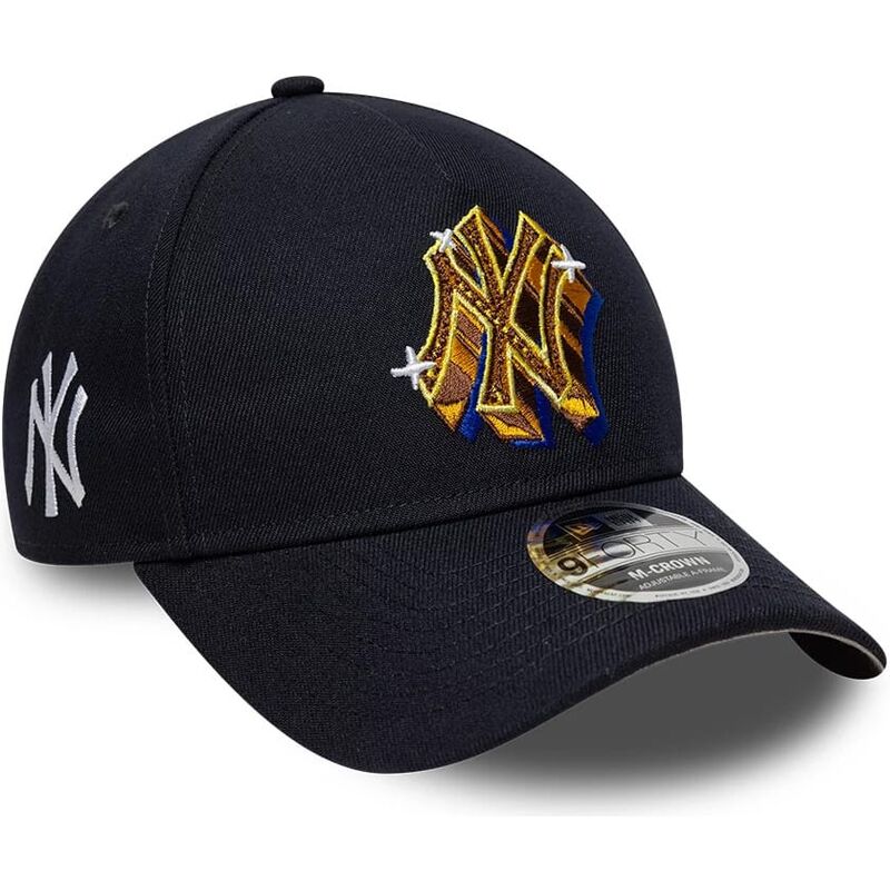 casquette-courbee-bleue-marine-snapback-9forty-m-crown-a-frame-emblem-new-york-yankees-mlb-new-era casquette-courbee-bleue-marine-snapback-9forty-m-crown-a-frame-emblem-new-york-yankees-mlb-new-era