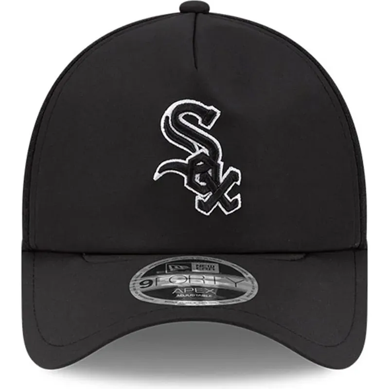 casquette-trucker-noire-9forty-apex-batting-practice-chicago-white-sox-mlb-new-era