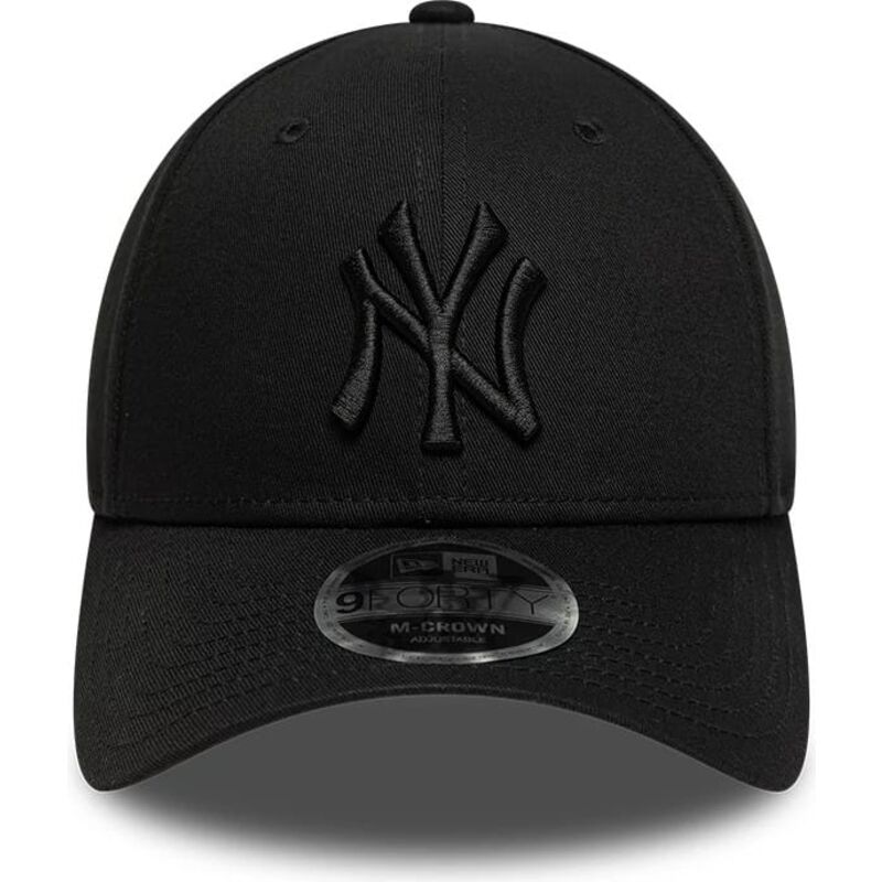 casquette-courbee-noire-snapback-avec-logo-noir-9forty-m-crown-new-york-yankees-mlb-new-era casquette-courbee-noire-snapback-avec-logo-noir-9forty-m-crown-new-york-yankees-mlb-new-era