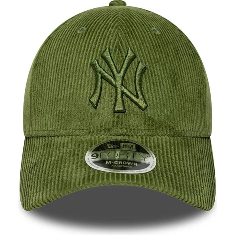 new-era-curved-brim-green-logo-9forty-m-crown-cord-new-york-yankees-mlb-light-green-adjustable-cap new-era-curved-brim-green-logo-9forty-m-crown-cord-new-york-yankees-mlb-light-green-adjustable-cap