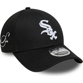 Casquette courbée noire snapback 9FORTY M-Crown Side Script Chicago White Sox MLB New Era