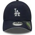 casquette-courbee-bleue-marine-ajustable-9forty-recycled-los-angeles-dodgers-mlb-new-era