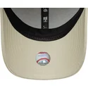 casquette-courbee-beige-ajustable-avec-logo-marron-9forty-faux-pony-infill-los-angeles-dodgers-mlb-new-era
