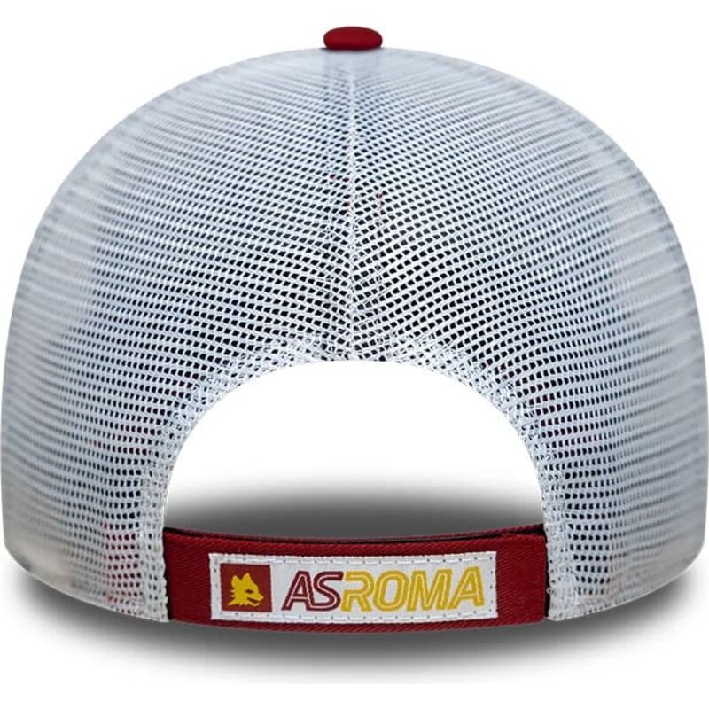 casquette-trucker-rouge-et-blanche-ajustable-9forty-league-associazione-sportiva-roma-serie-a-new-era casquette-trucker-rouge-et-blanche-ajustable-9forty-league-associazione-sportiva-roma-serie-a-new-era