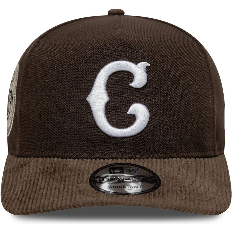 new-era-curved-brim-19twenty-cooperstown-cord-chicago-cubs-mlb-brown-snapback-cap