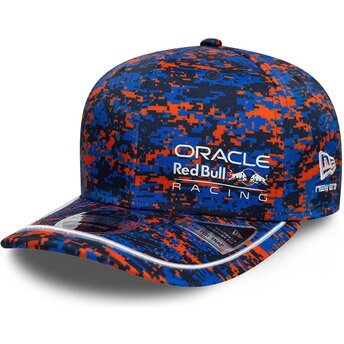 Casquette courbée multicolore snapback 9SEVENTY Stretch Snap Digi Camo Red Bull Racing Formula 1 New Era