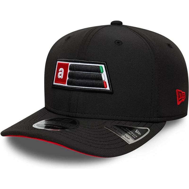 new-era-curved-brim-9seventy-stretch-snap-patch-aprilia-piaggio-black-snapback-cap new-era-curved-brim-9seventy-stretch-snap-patch-aprilia-piaggio-black-snapback-cap