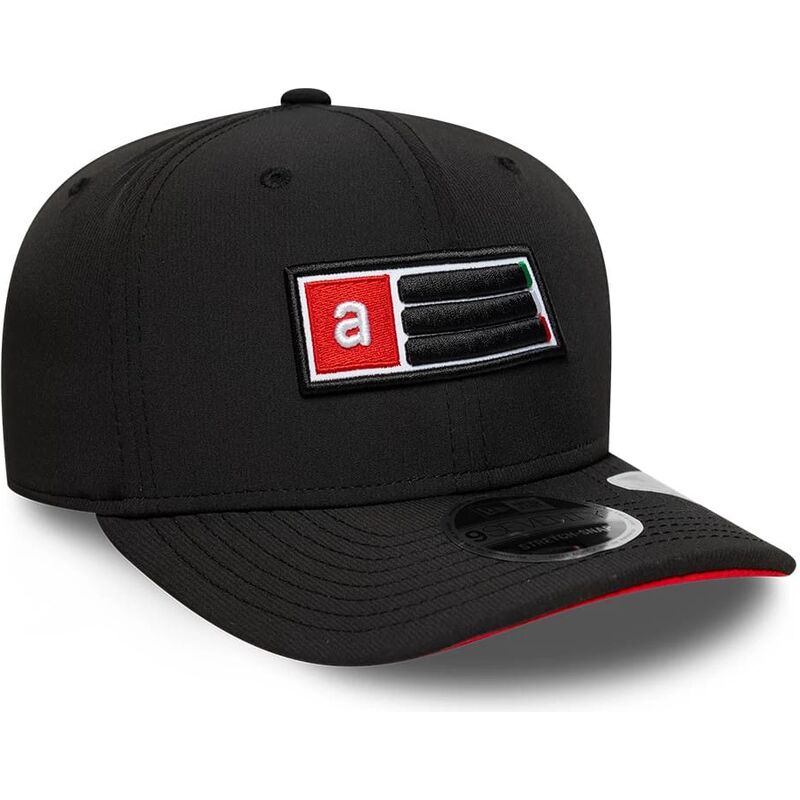 new-era-curved-brim-9seventy-stretch-snap-patch-aprilia-piaggio-black-snapback-cap new-era-curved-brim-9seventy-stretch-snap-patch-aprilia-piaggio-black-snapback-cap