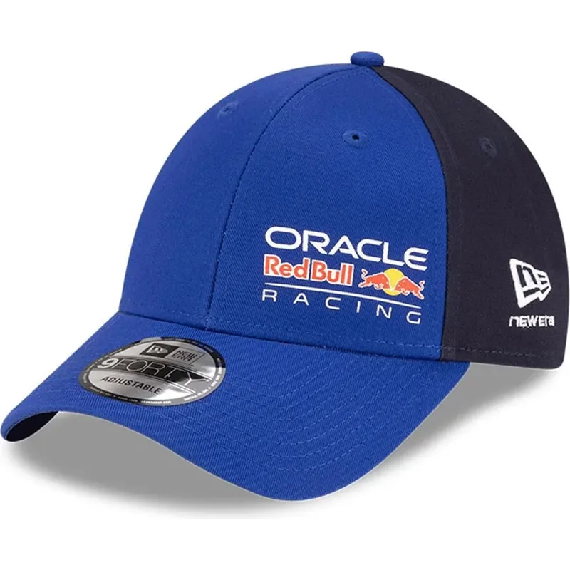 new-era-curved-brim-9forty-essential-red-bull-racing-formula-1-blue-snapback-cap new-era-curved-brim-9forty-essential-red-bull-racing-formula-1-blue-snapback-cap