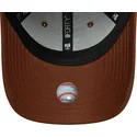 new-era-curved-brim-women-9forty-league-essential-midi-los-angeles-dodgers-mlb-brown-adjustable-cap