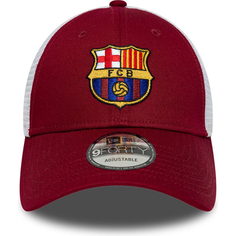 casquette-trucker-rouge-et-blanche-ajustable-9forty-league-fc-barcelona-laliga-new-era casquette-trucker-rouge-et-blanche-ajustable-9forty-league-fc-barcelona-laliga-new-era