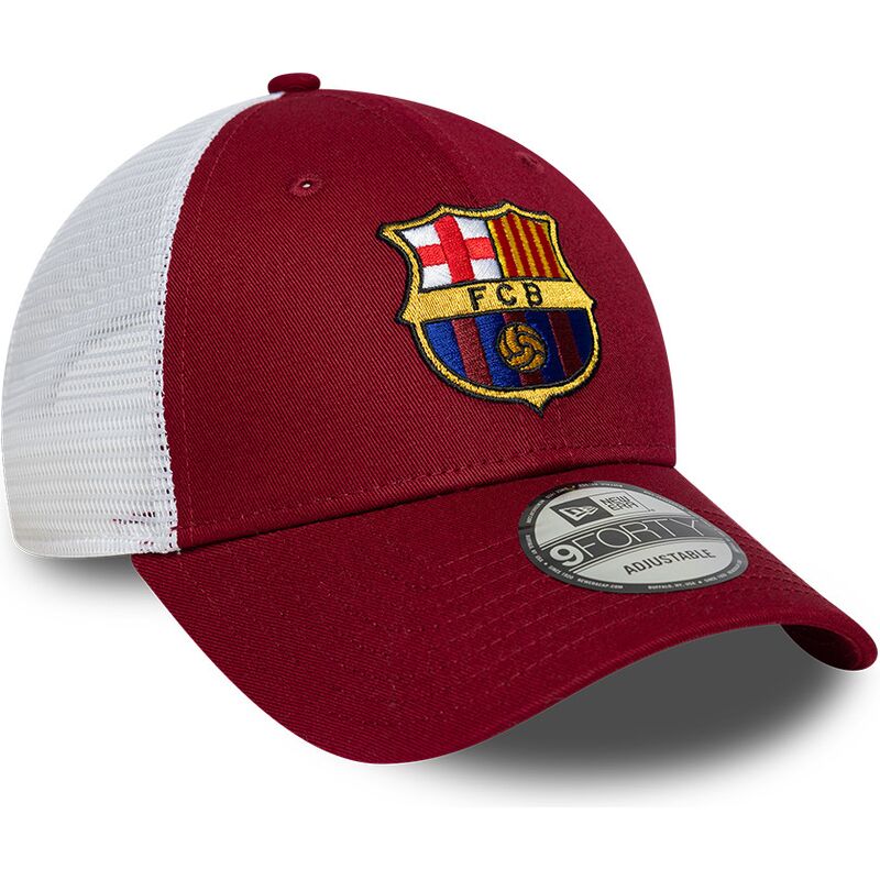 casquette-trucker-rouge-et-blanche-ajustable-9forty-league-fc-barcelona-laliga-new-era casquette-trucker-rouge-et-blanche-ajustable-9forty-league-fc-barcelona-laliga-new-era