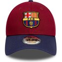 new-era-curved-brim-9forty-contrast-fc-barcelona-laliga-red-and-navy-blue-adjustable-cap
