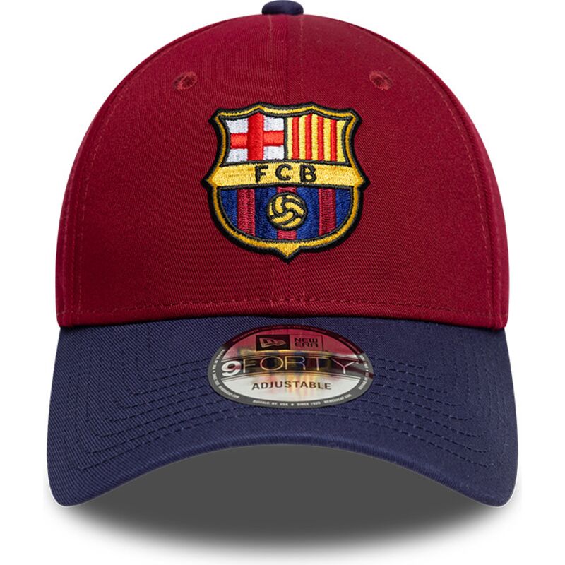 new-era-curved-brim-9forty-contrast-fc-barcelona-laliga-red-and-navy-blue-adjustable-cap