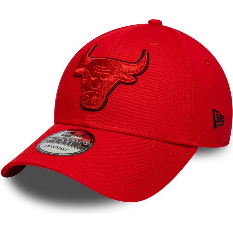 new-era-curved-brim-red-logo-9forty-outline-chicago-bulls-nba-red-adjustable-cap