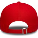 casquette-courbee-rouge-ajustable-avec-logo-rouge-9forty-outline-chicago-bulls-nba-new-era
