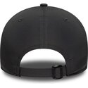 casquette-courbee-grise-fonce-ajustable-avec-logo-noir-9forty-metal-manchester-united-football-club-premier-league-new-era